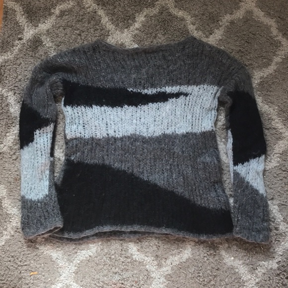 Joie Color Block Chunky Sweater W/ Metallic Yarn - Picture 3 of 4